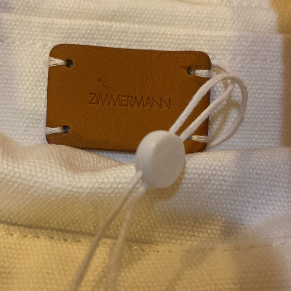 ZIMMERMANN Appliquéd canvas tote - Picture 4 of 5